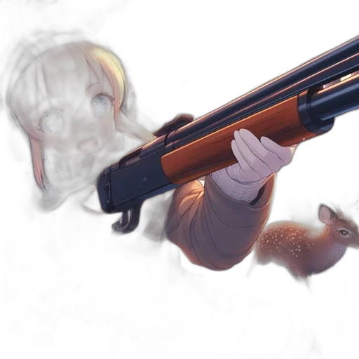 weapon, animal, staff, creature transparent PNG cut-out