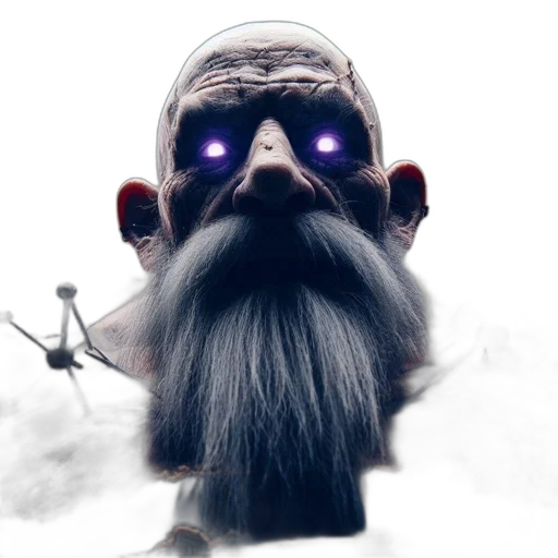 mask, face, staff, creature transparent PNG cut-out