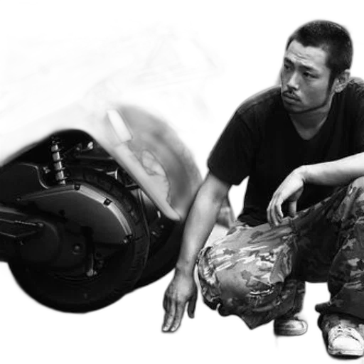 car, weapon, shoes, photorealistic transparent PNG cut-out