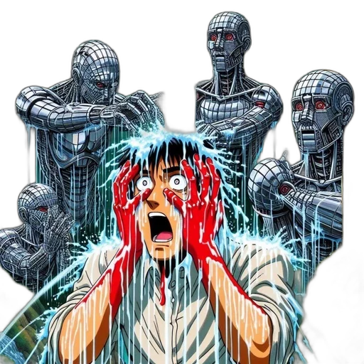 robot, creature, comic book art, concept art transparent PNG cut-out
