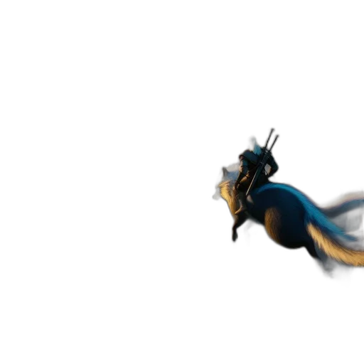 dragon, animal, creature, hair transparent PNG cut-out