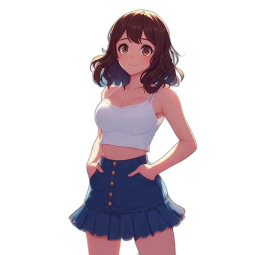dress, flower, creature, weapon transparent PNG cut-out