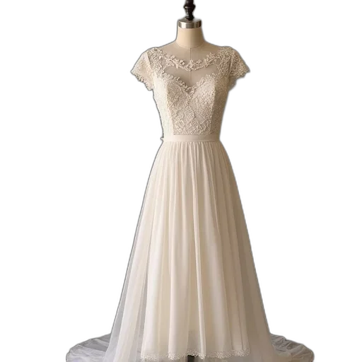 dress, 3d render, line, princess transparent PNG cut-out