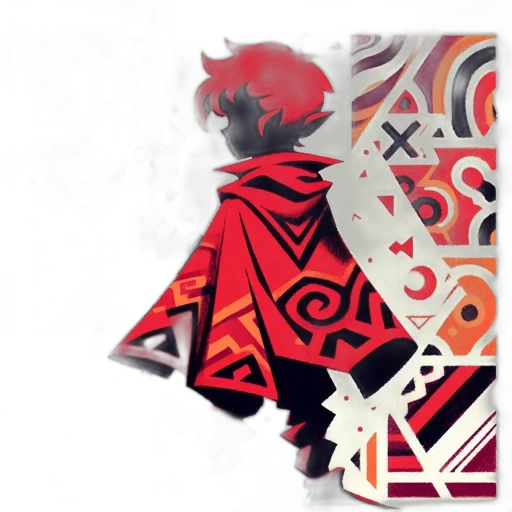 mask, dragon, staff, umbrella transparent PNG cut-out