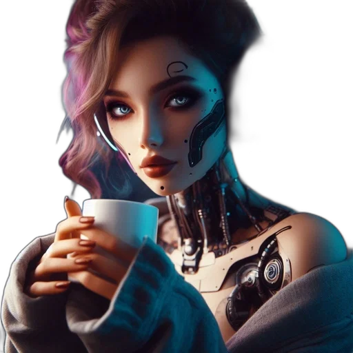 robot, face, mask, jewelry transparent PNG cut-out