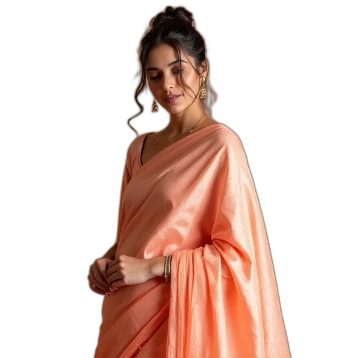 dress, peach, colored, banarama transparent PNG cut-out