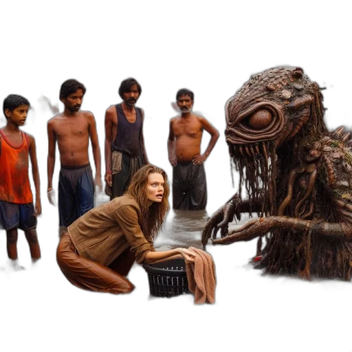 creature, animal, robot, hair transparent PNG cut-out
