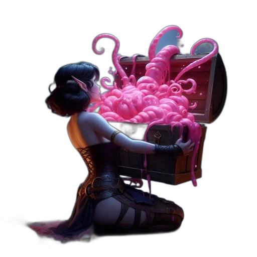 creature, crown, weapon, robot transparent PNG cut-out