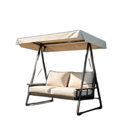 furniture, umbrella, 3d render, photorealistic transparent PNG cut-out