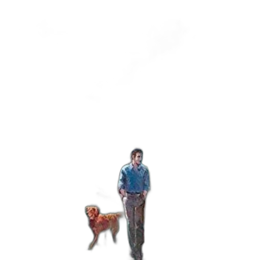 animal, creature, staff, jacket transparent PNG cut-out
