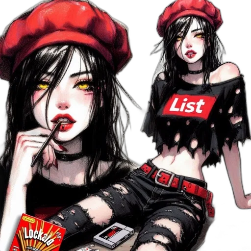 jacket, comic book art, concept art, cyberpunk transparent PNG cut-out