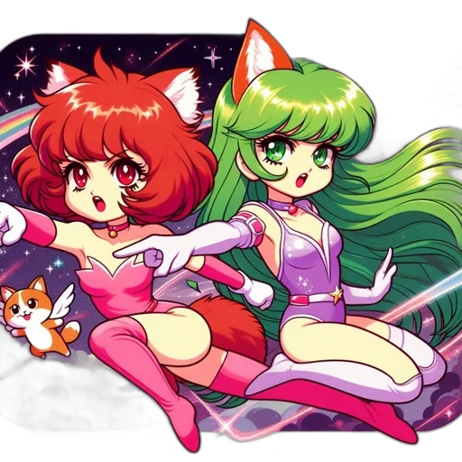 pixel art, anime, concept art, vaporwave transparent PNG cut-out