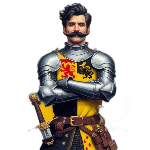 sword, crown, staff, face transparent PNG cut-out