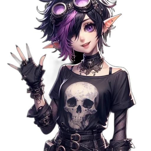 staff, dress, mask, weapon transparent PNG cut-out