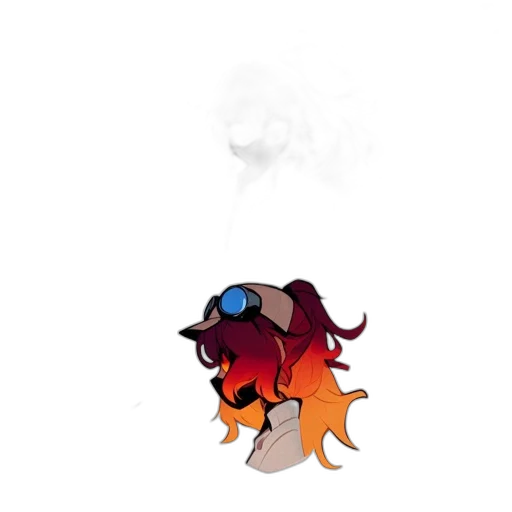 dragon, mask, crown, hair transparent PNG cut-out