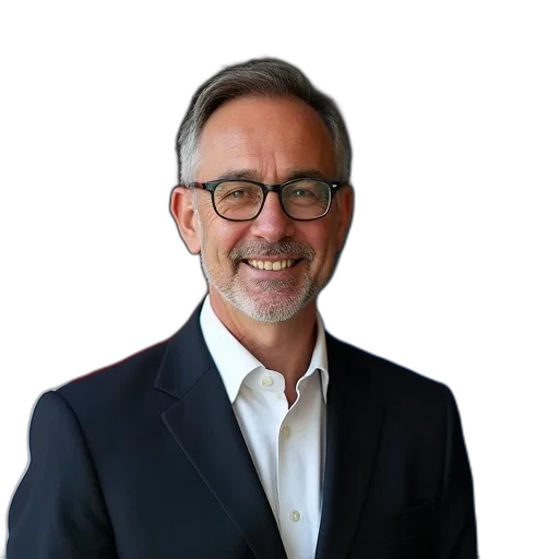 staff, jacket, man, glasses transparent PNG cut-out
