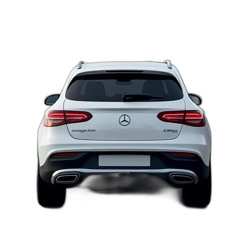 car, 3d render, photorealistic, back transparent PNG cut-out