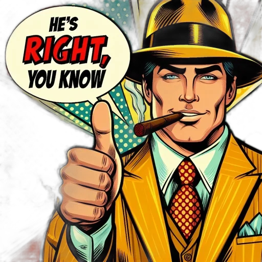 staff, jacket, hat, comic book art transparent PNG cut-out