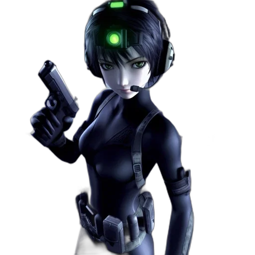 weapon, robot, staff, cyberpunk transparent PNG cut-out