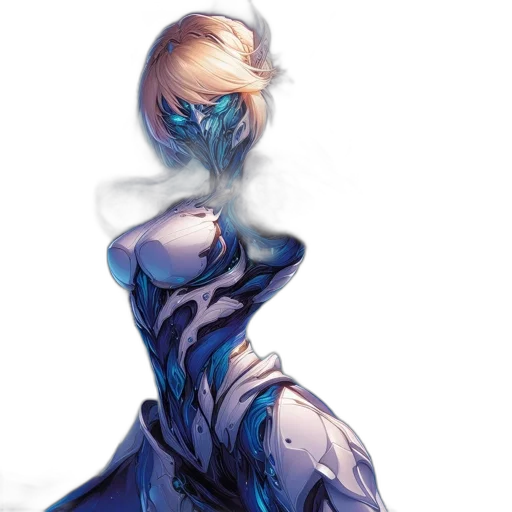 dress, robot, concept art, fantasy art transparent PNG cut-out