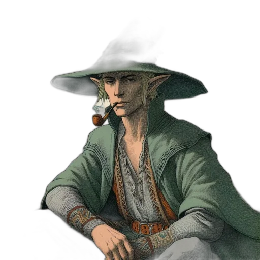 hat, staff, dragon, face transparent PNG cut-out