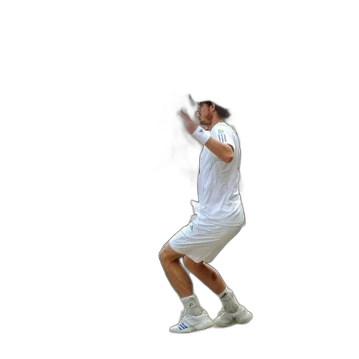 staff, 3d render, tennis, player transparent PNG cut-out