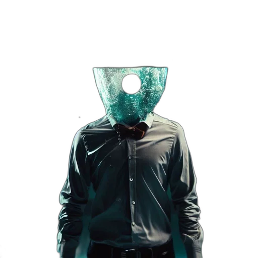 jacket, mask, robot, face transparent PNG cut-out