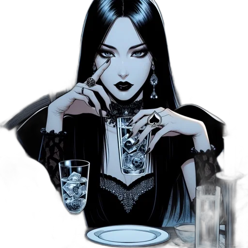 jewelry, comic book art, concept art, cartoon transparent PNG cut-out