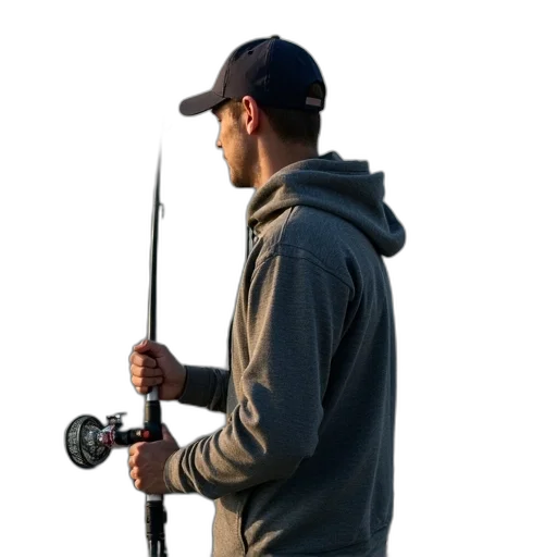 staff, weapon, jacket, hat transparent PNG cut-out