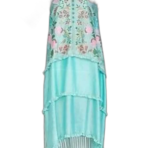 dress, jewelry, pastel, blue transparent PNG cut-out