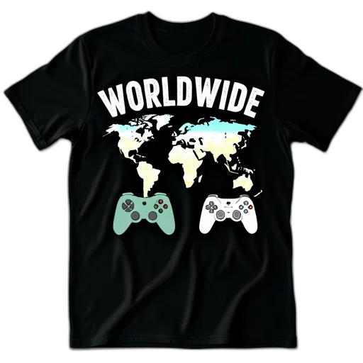 pixel art, 3d render, black, t-shirt transparent PNG cut-out