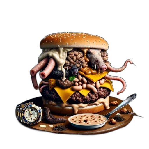 food, creature, animal, hat transparent PNG cut-out