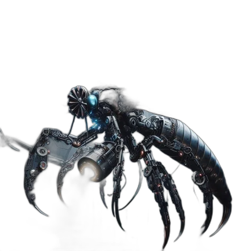 robot, creature, animal, weapon transparent PNG cut-out