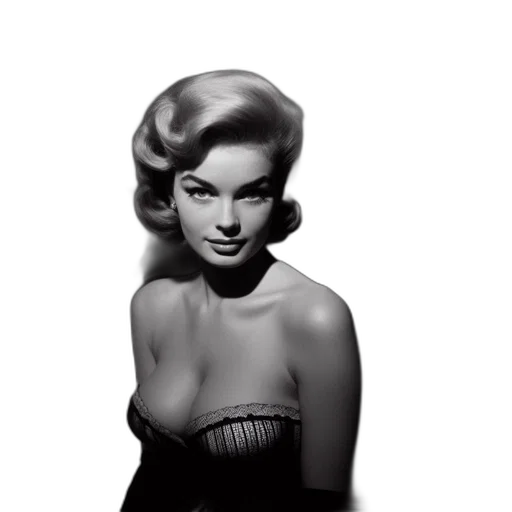 dress, hair, jewelry, face transparent PNG cut-out