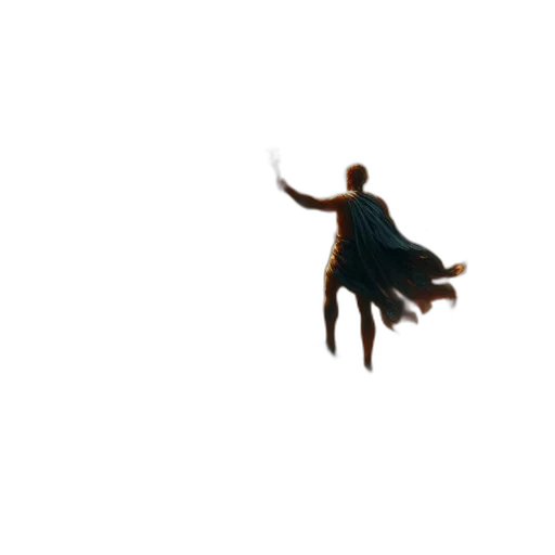 dress, umbrella, staff, robot transparent PNG cut-out