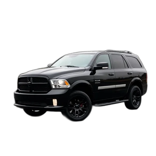 car, photorealistic, black, four transparent PNG cut-out