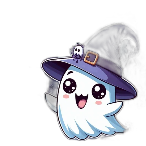 hat, staff, creature, pixel art transparent PNG cut-out