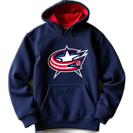 jacket, navy, red, columbus transparent PNG cut-out