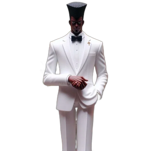 staff, hat, 3d render, concept art transparent PNG cut-out
