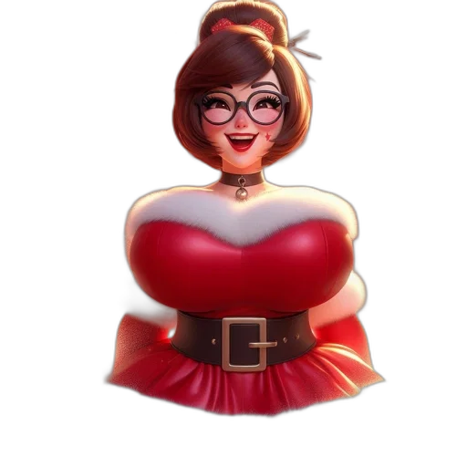 dress, crown, jewelry, staff transparent PNG cut-out