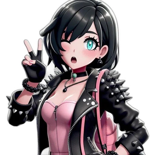 jacket, weapon, staff, robot transparent PNG cut-out