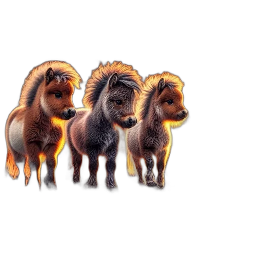 animal, hair, crown, 3d render transparent PNG cut-out