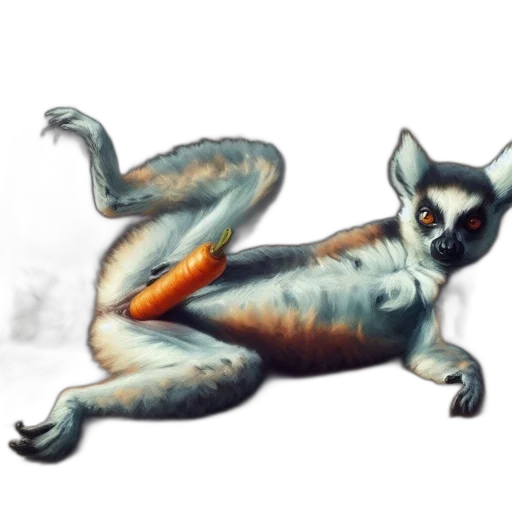 creature, dragon, animal, staff transparent PNG cut-out