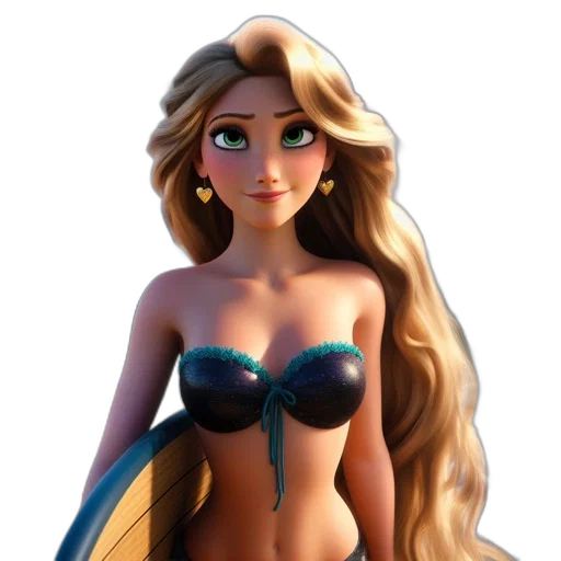dress, 3d render, fantasy art, cartoon transparent PNG cut-out