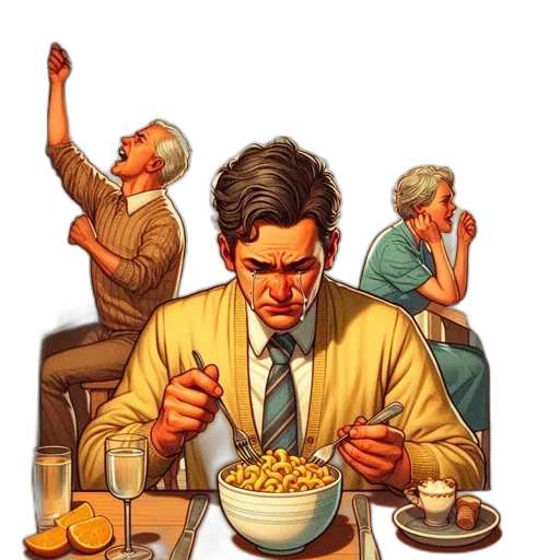food, comic book art, concept art, photorealistic transparent PNG cut-out