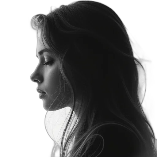 face, dress, hair, crown transparent PNG cut-out