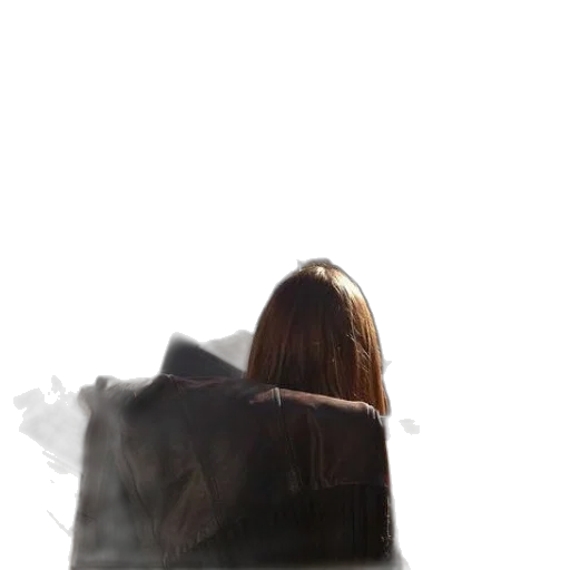 jacket, hair, staff, face transparent PNG cut-out