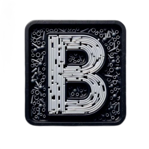 jewelry, 3d render, black, background transparent PNG cut-out