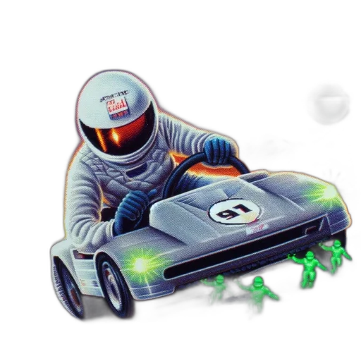 car, robot, concept art, pixel art transparent PNG cut-out