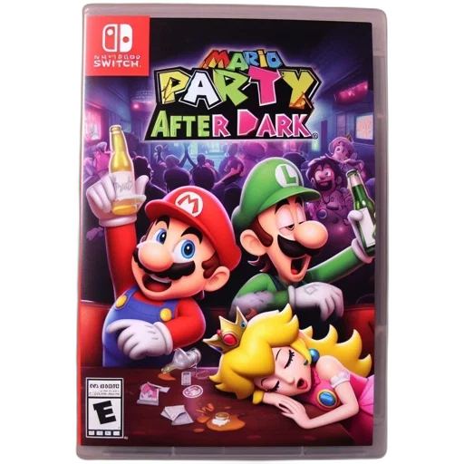 concept art, gaming, context, mario transparent PNG cut-out